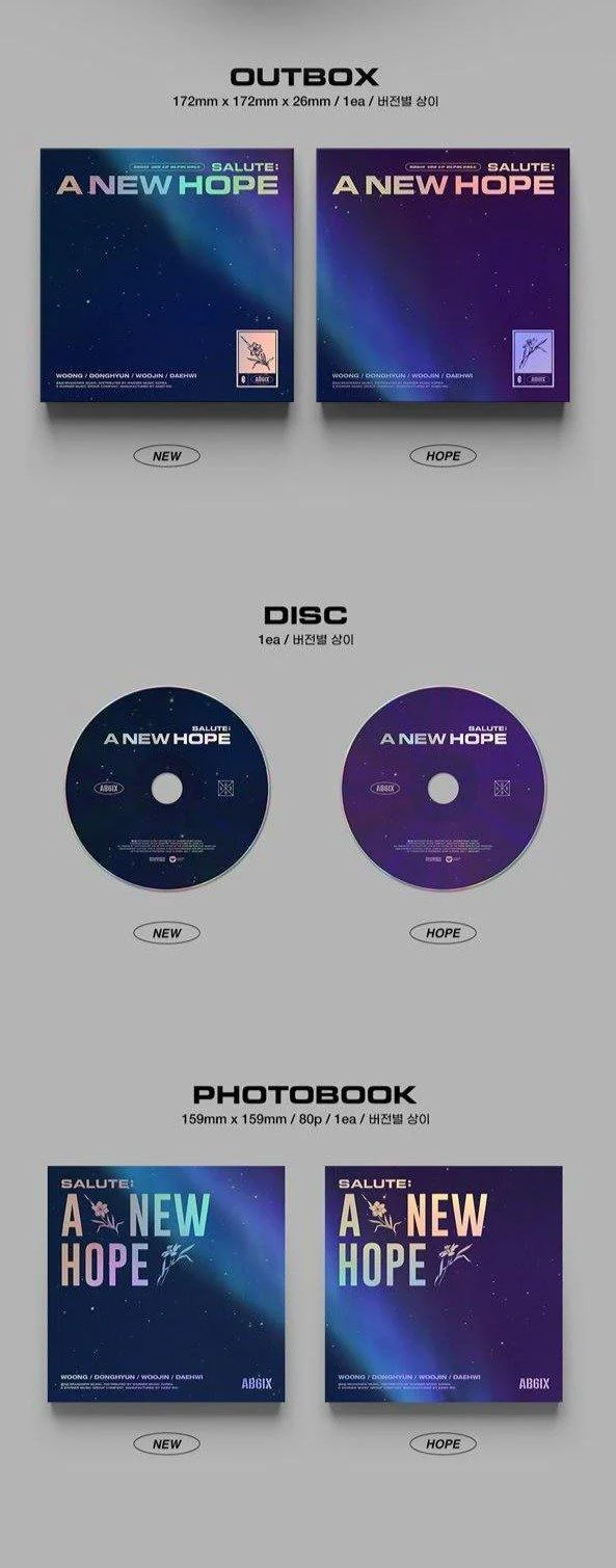 AB6IX - 3RD EP REPACKAGE [SALUTE: A NEW HOPE] (NEW / Hope Ver.) - Image 2
