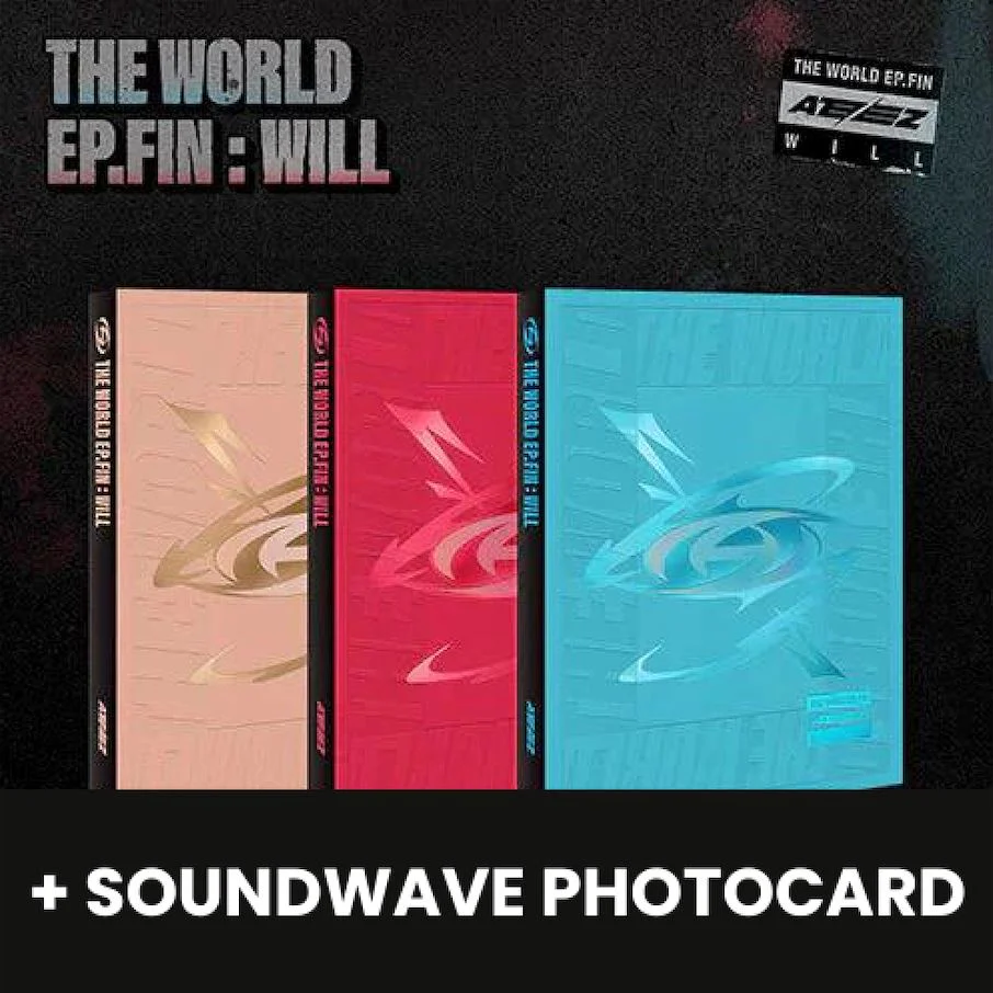 ATEEZ - THE WORLD EP.FIN : WILL (2ND FULL ALBUM) + Soundwave Photocard