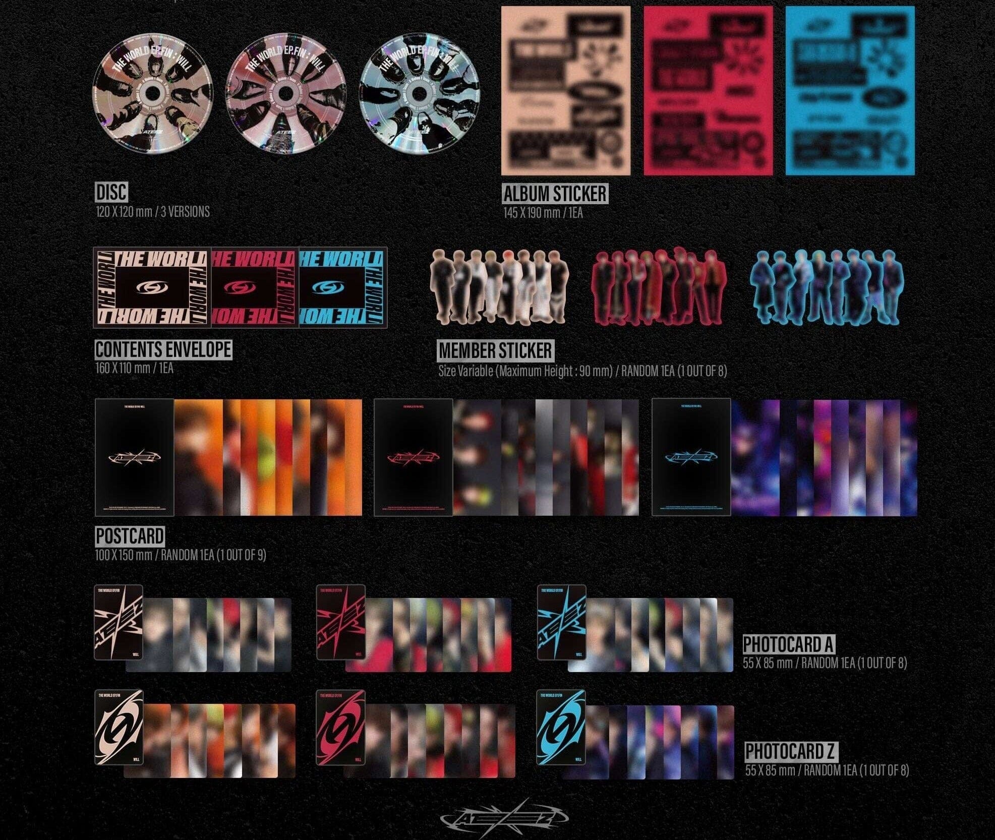 ATEEZ - THE WORLD EP.FIN : WILL - SIGNED - Image 6