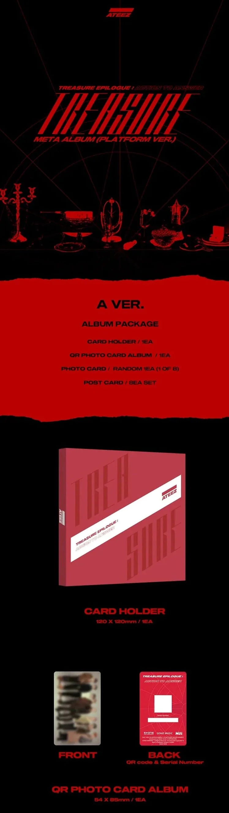ATEEZ - TREASURE EP SERIES: Epilogue Action To Answer (Platform Ver.) - Image 4