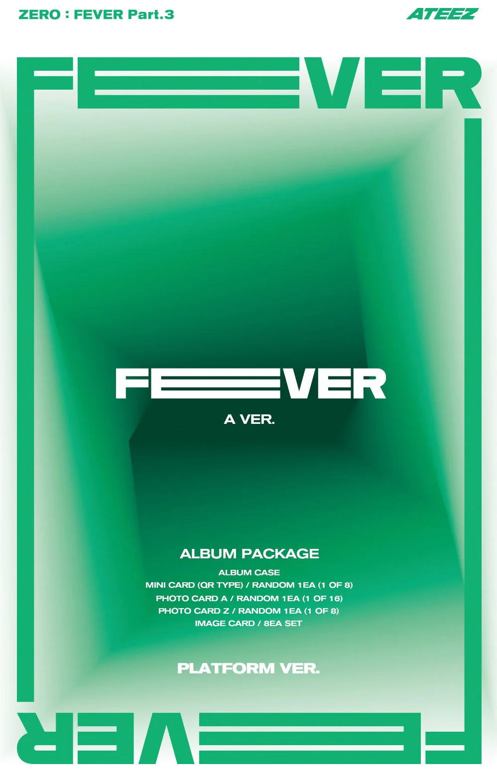 ATEEZ - ZERO : FEVER PART.3 (PLATFORM VER.) + Mini Record Gift - Image 3