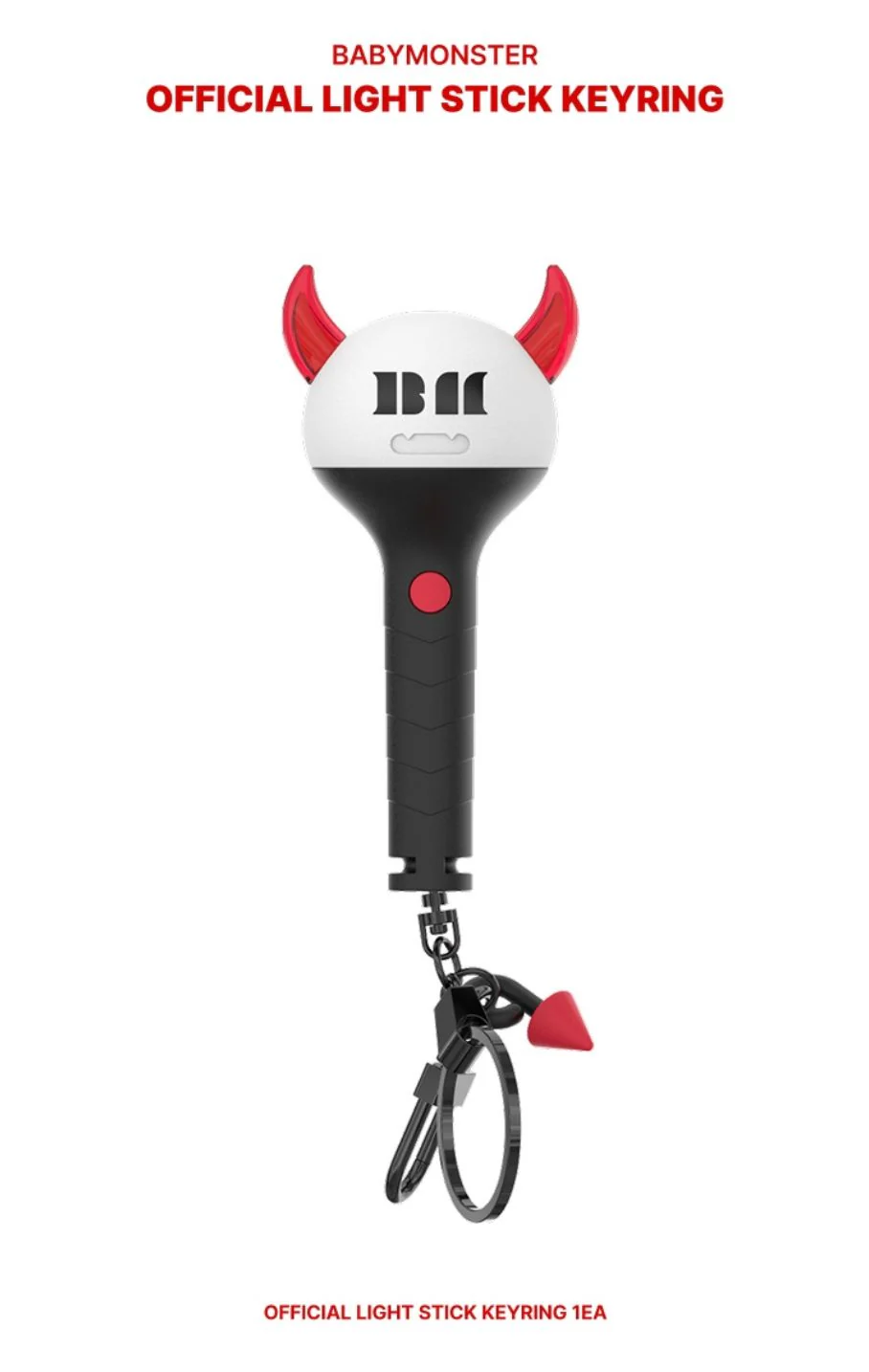 BABYMONSTER - OFFICIAL LIGHT STICK KEYRING - Image 3