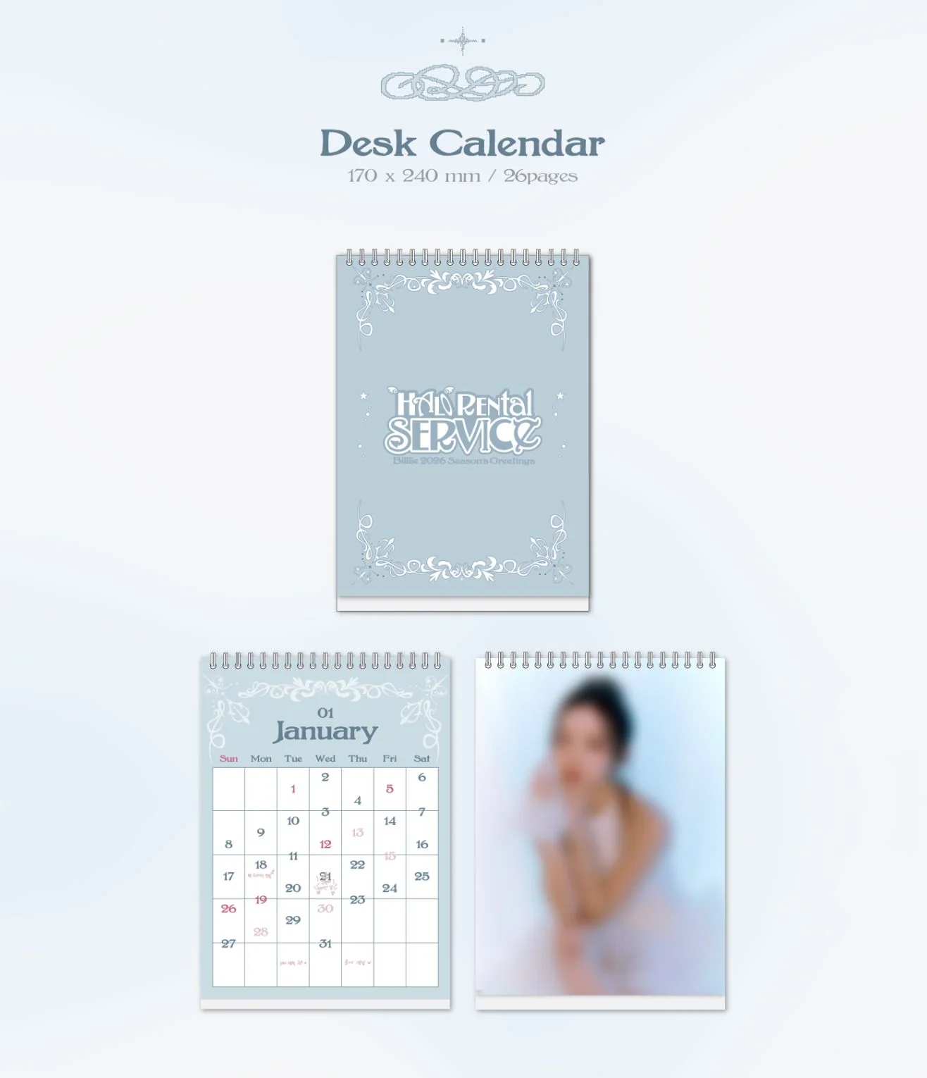 BILLLIE - 2026 SEASON'S GREETINGS (HALO RENTAL SERVICE) + Extra Photocard - Image 5