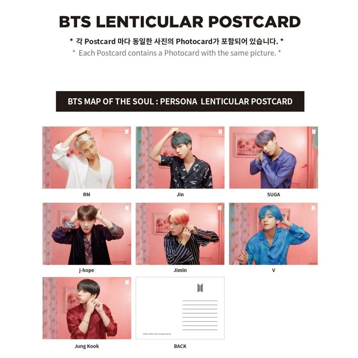 BTS Lenticular Postcard VER.2 (Persona / Her)