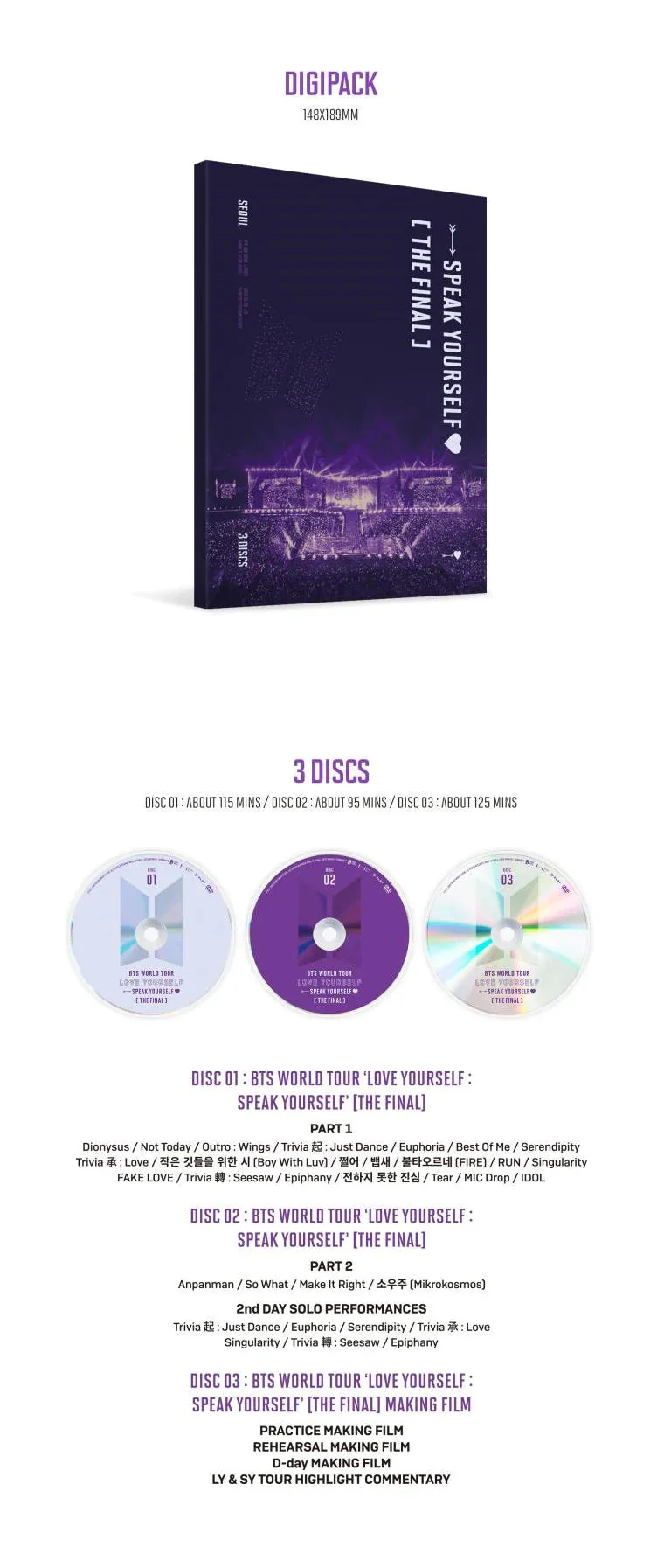 BTS - LOVE YOURSELF SPEAK YOURSELF THE FINAL (NO P.O.B) - Image 9