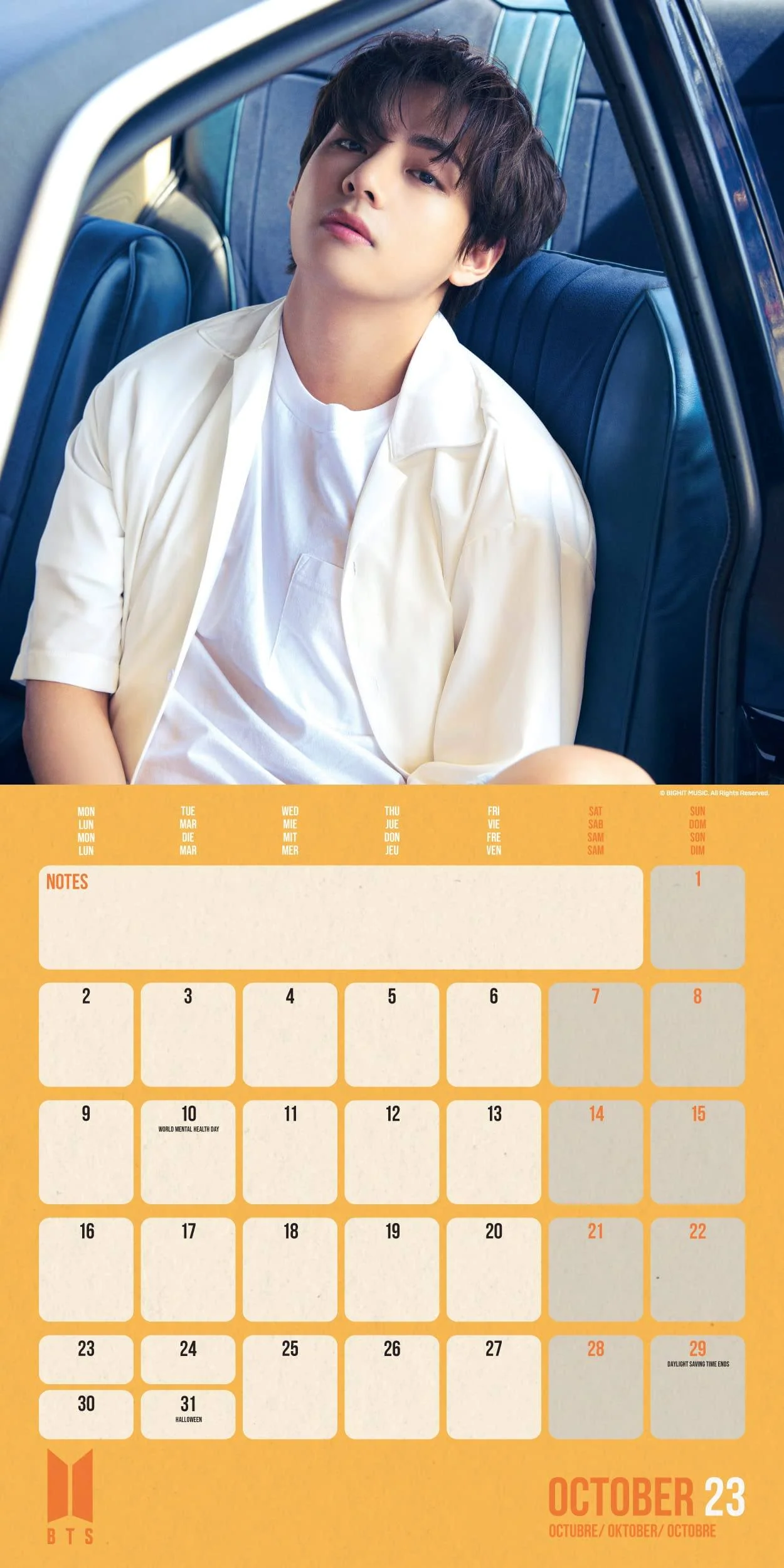 BTS - OFFICIAL BTS BANGTAN BOYS 2023 CALENDAR - Image 7