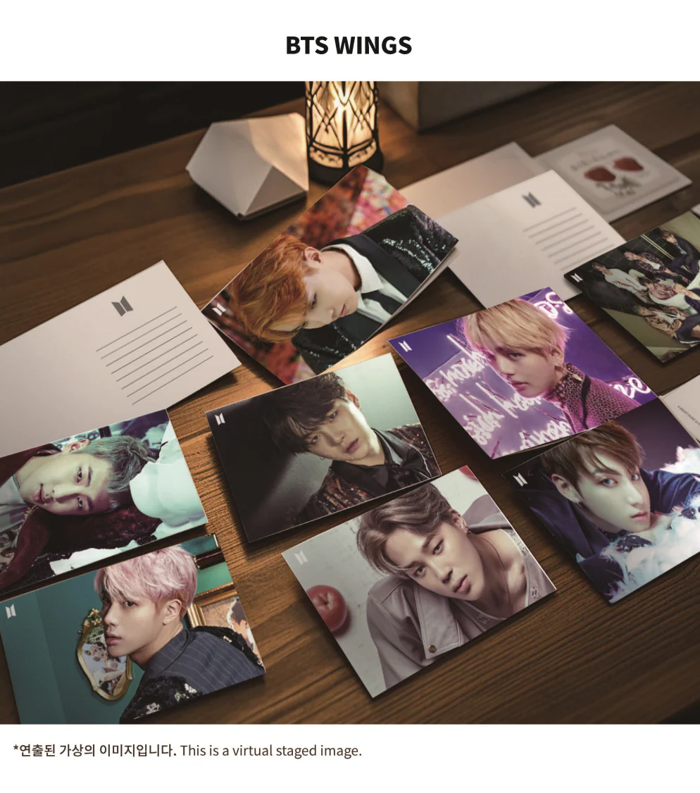 BTS - LENTICULAR POSTCARD (YOU NEVER WALK ALONE & WINGS) - Image 17