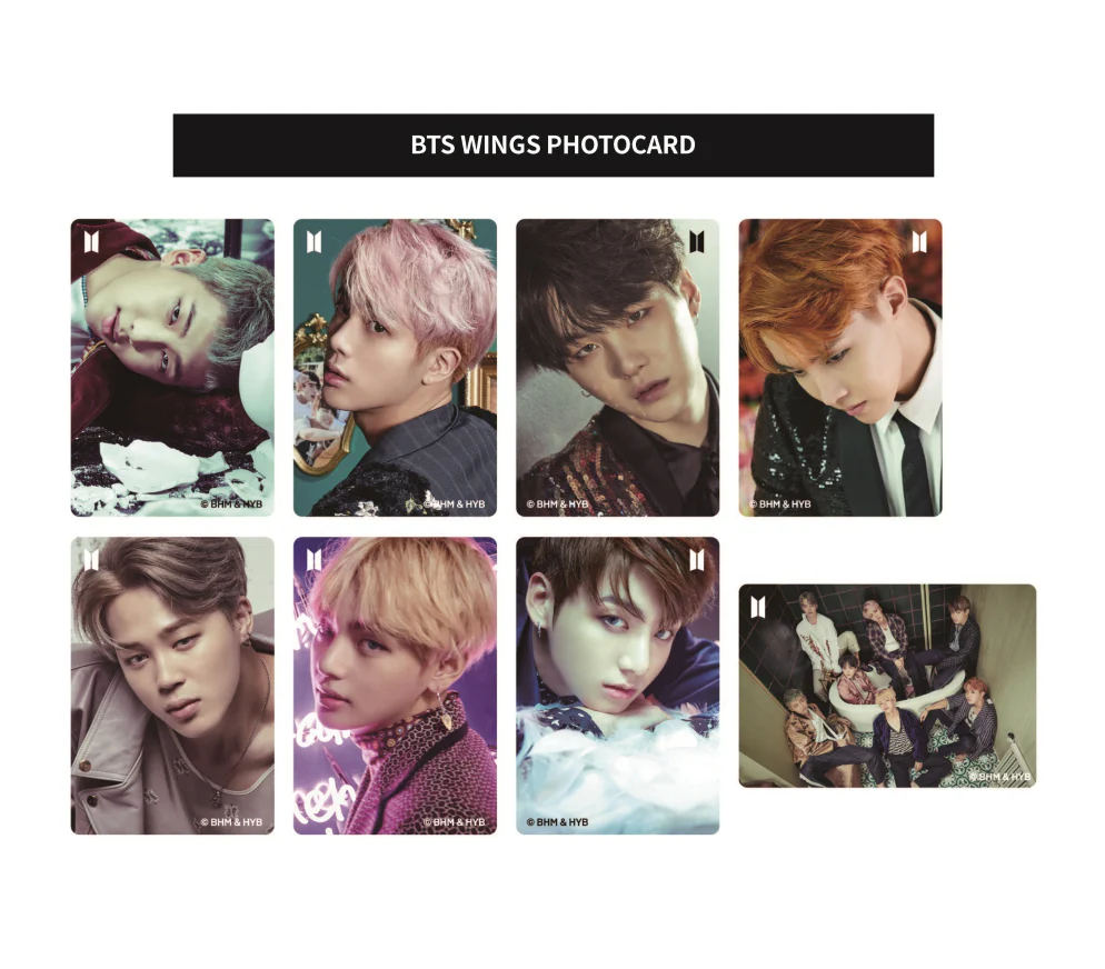 BTS - LENTICULAR POSTCARD (YOU NEVER WALK ALONE & WINGS) - Image 19