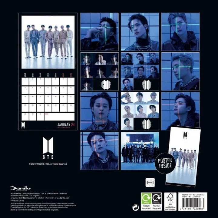 BTS – Wall Calendar 2024 (Limited Edition) - Image 4