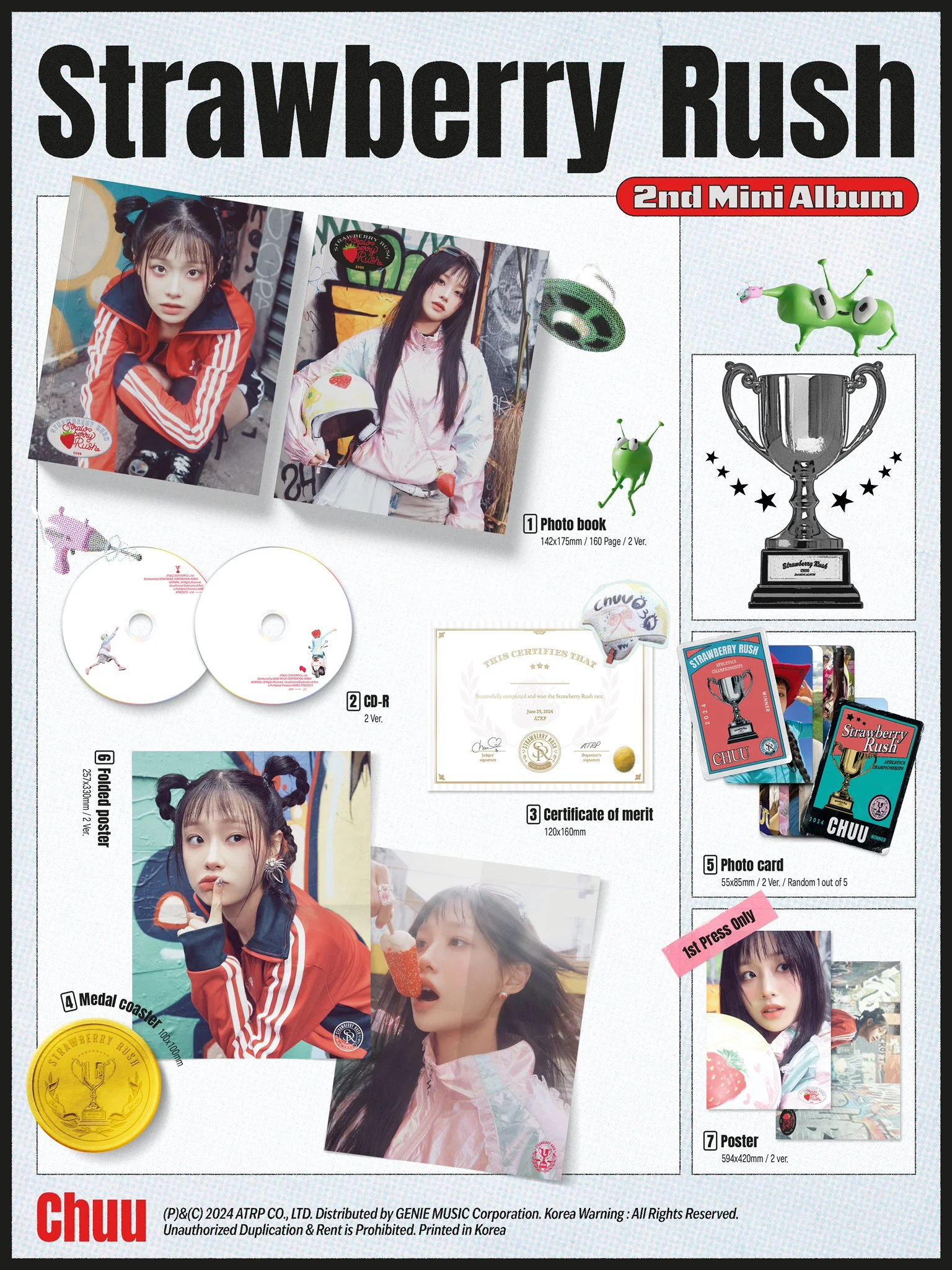 CHUU - STRAWBERRY RUSH (2ND MINI ALBUM) - Image 2