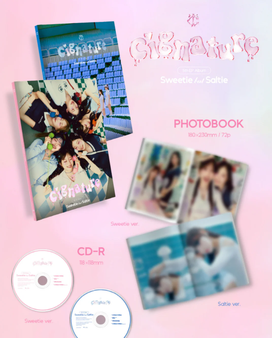 CIGNATURE - SWEETIE BUT SALTIE (5TH MINI ALBUM) - Image 2