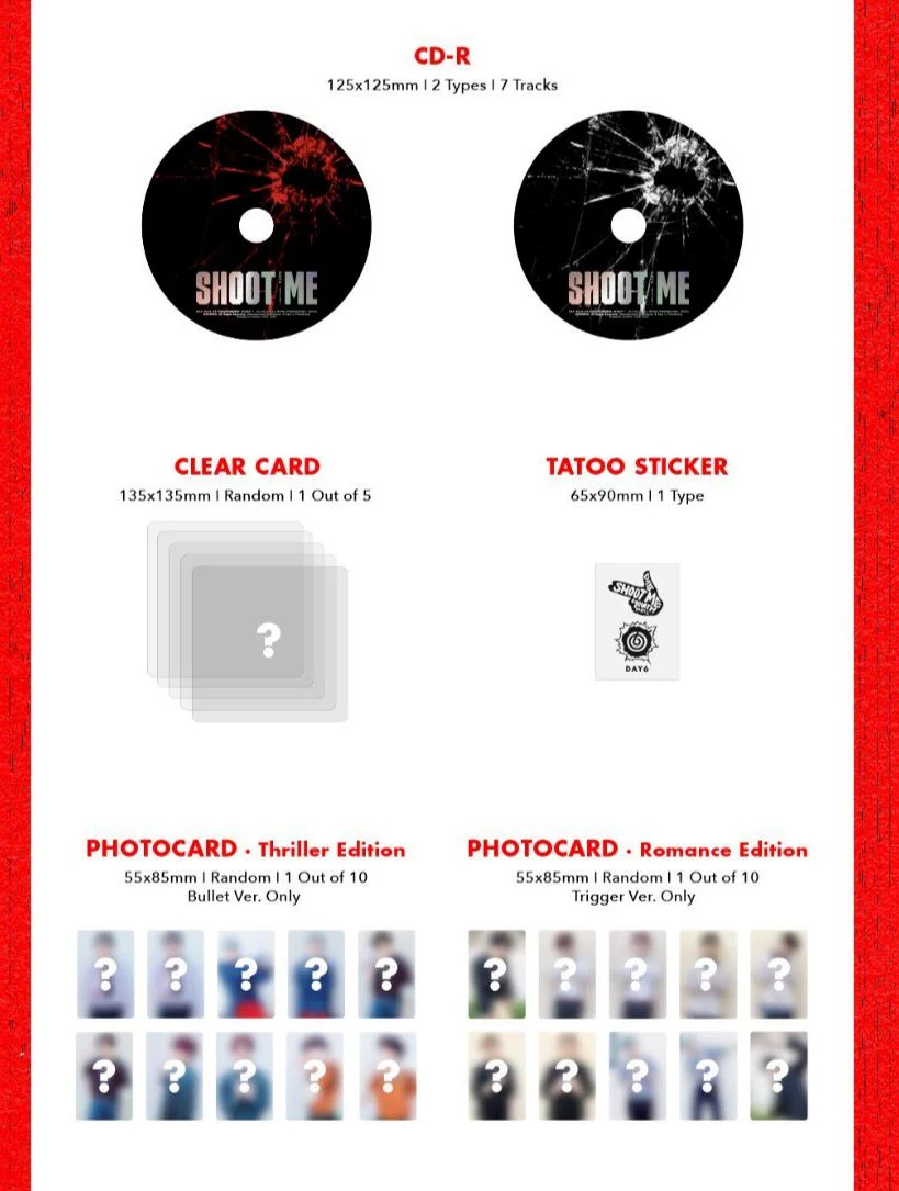 DAY6 - SHOOT ME: YOUTH PART 1 (3RD MINI ALBUM) - Image 3