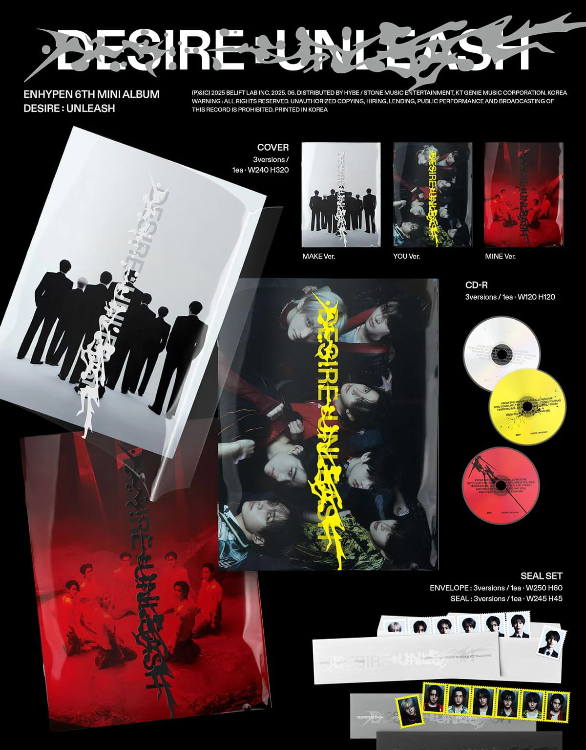 ENHYPEN - DESIRE : UNLEASH + Weverse Gift - Image 2