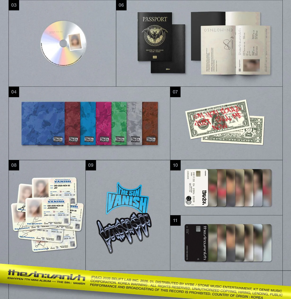ENHYPEN - THE SIN: VANISH (FUGITIVES VER.) + Apple Music Gift - Image 4