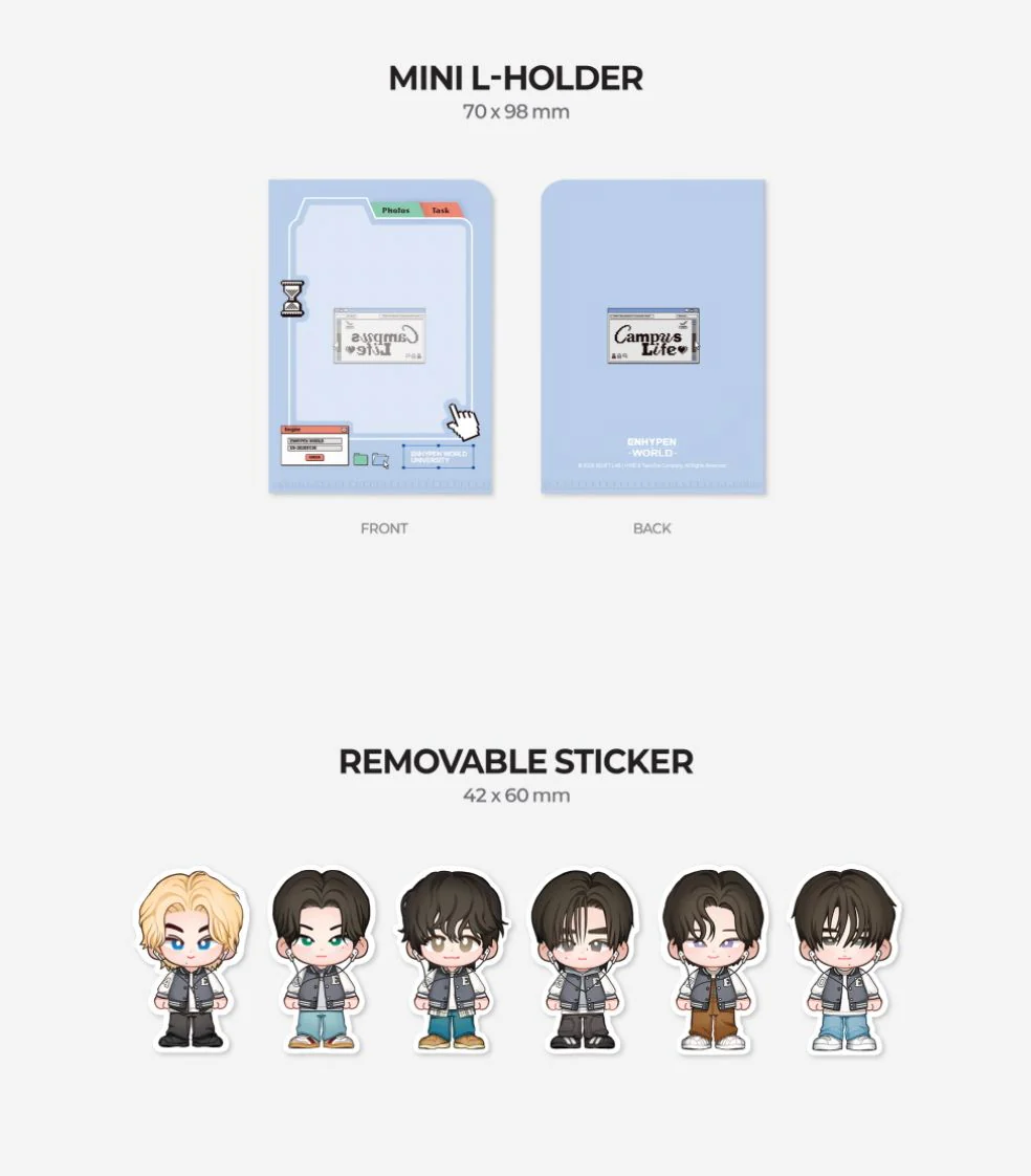 ENHYPEN - WORLD COUPON CARD COLLECTION (CAMPUS LIFE VER.) - Image 11