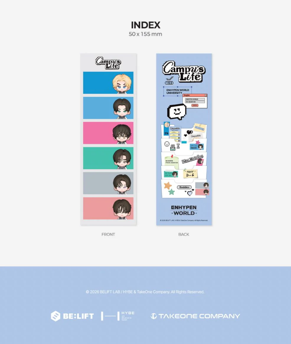 ENHYPEN - WORLD COUPON CARD COLLECTION (CAMPUS LIFE VER.) - Image 12