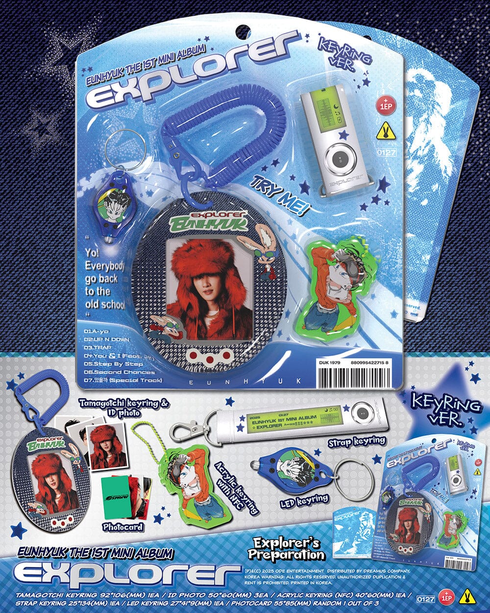 EUNHYUK (SUPER JUNIOR) - EXPLORER (KEYRING VER.) - Image 2