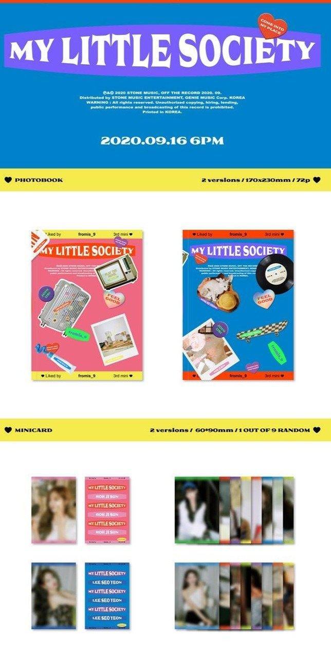 FROMIS_9 - 3rd Mini [MY LITTLE SOCIETY] (My Society & My Account Ver.) - FROMIS 9 - Image 2