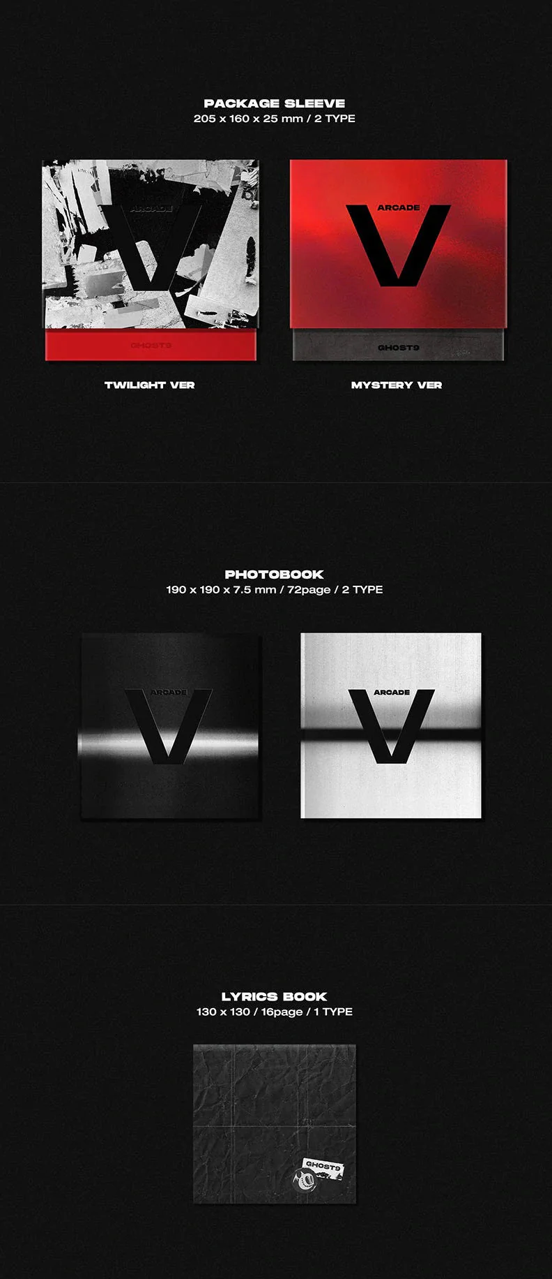 GHOST9 - ARCADE V (6TH MINI ALBUM) - Image 5