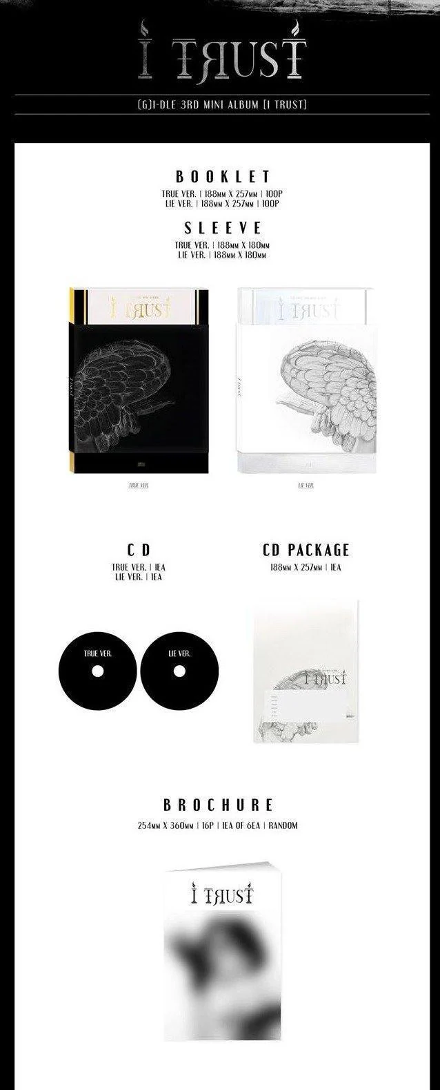 (G) I-DLE - 3rd Mini [I trust] Lie & True Ver. - GIDLE - Image 2