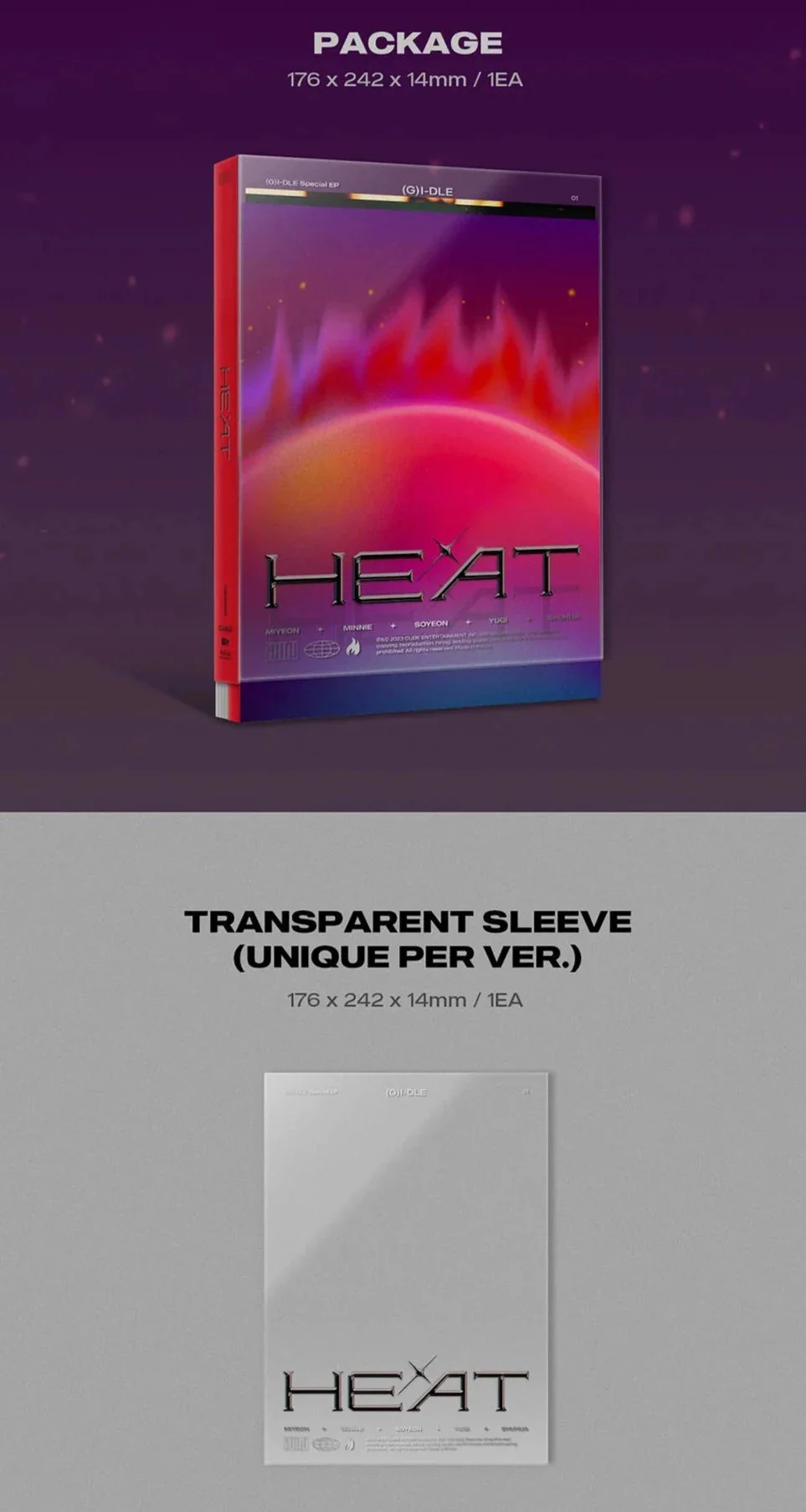 (G)I-DLE - HEAT (SPECIAL ALBUM) SLEEVE VER. - Image 10