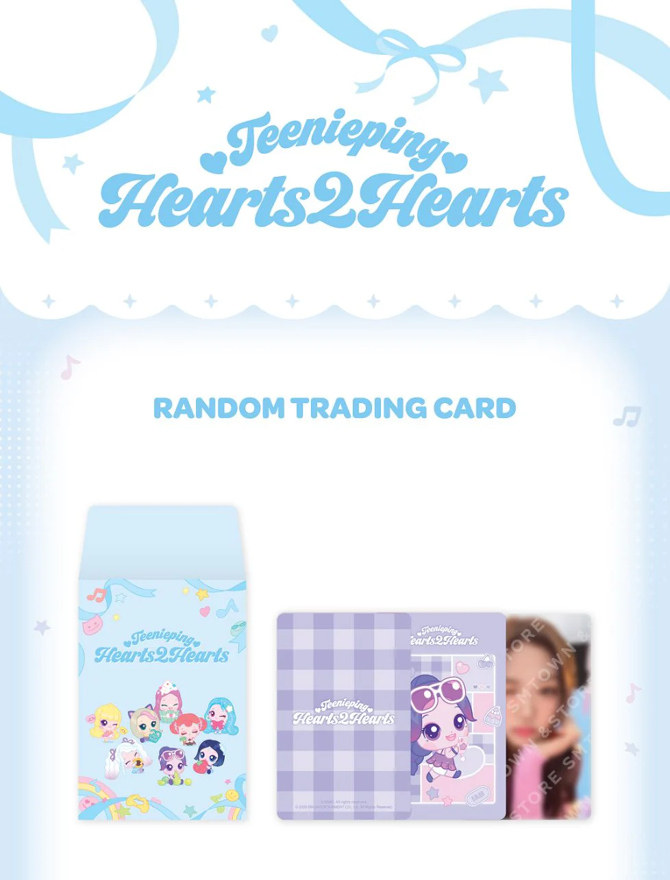 HEARTS2HEARTS - RANDOM TRADING CARD SET (TEENIEPING X HEARTS2HEARTS) - Image 2