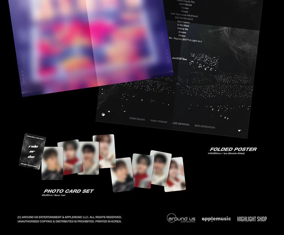 HIGHLIGHT - HIGHLIGHT LIVE 2025 (RIDE OR DIE) BEHIND PHOTO BOOK - Image 4