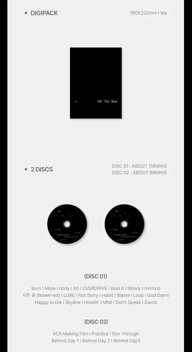 I.M (MONSTA X) - WORLD TOUR 'OFF THE BEAT' FINAL IN SEOUL (DVD & BLU-RAY) - Image 4