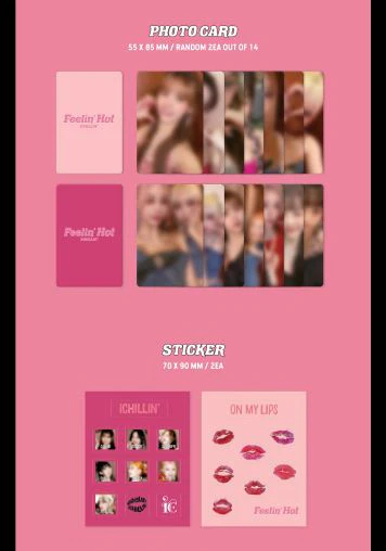 ICHILLIN' - FEELIN' HOT (3RD MINI ALBUM) POCA ALBUM - Image 3