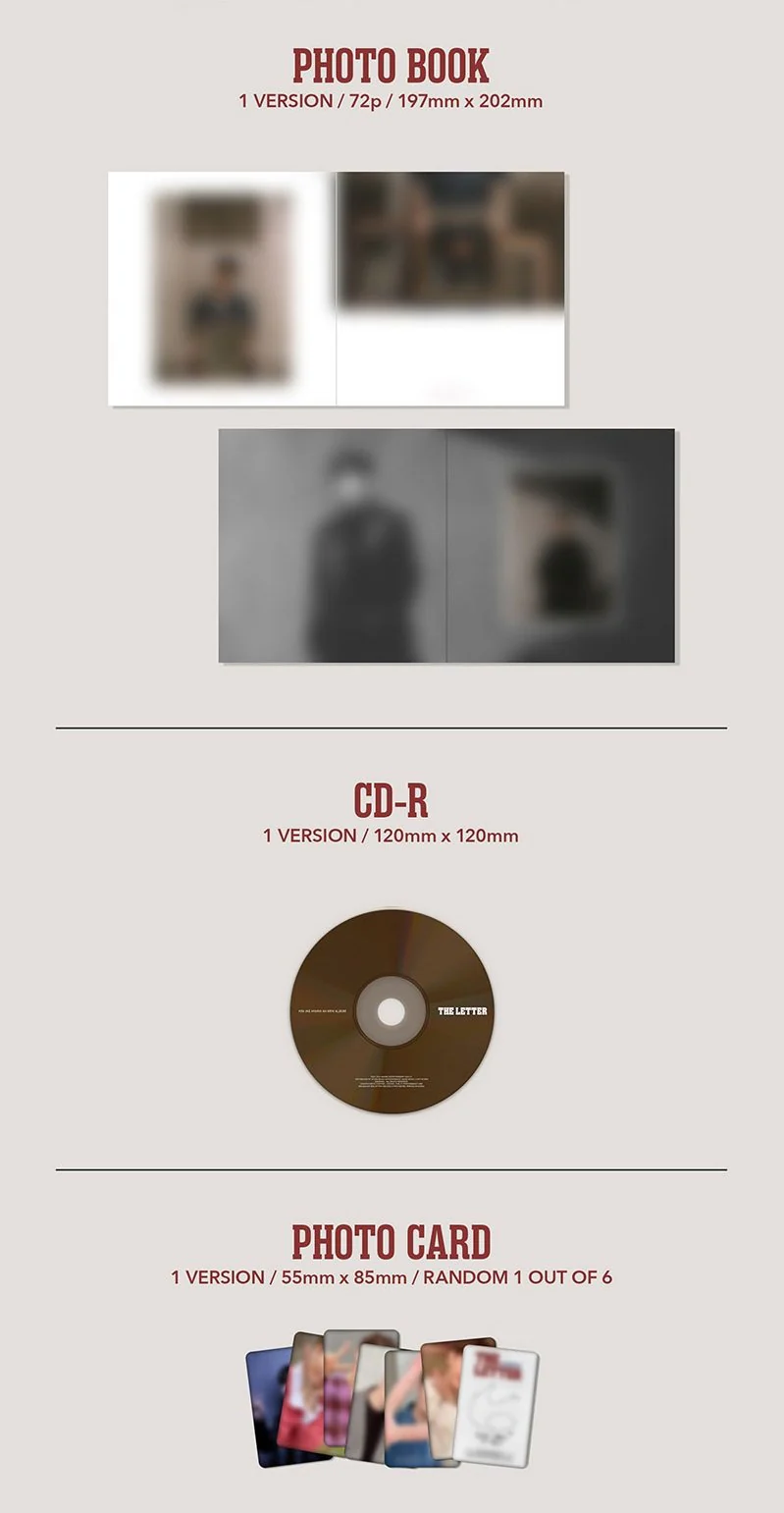 KIM JAE HWAN - THE LETTER (4th Mini) - Image 2