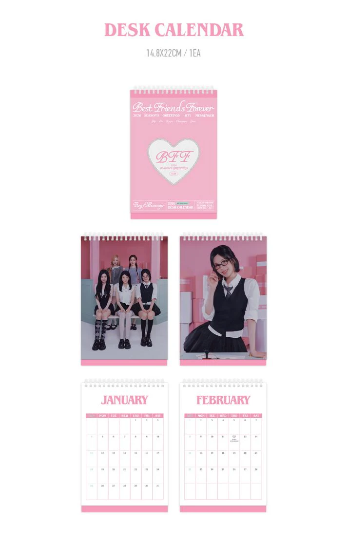 ITZY - 2026 SEASON'S GREETINGS (BEST FRIENDS FOREVER) + Special Photocard Set - Image 4