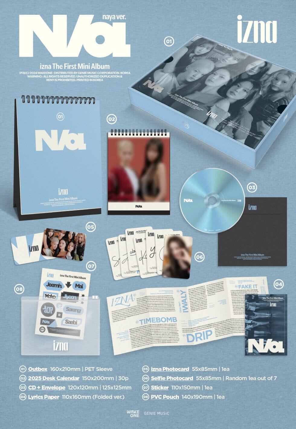 IZNA - N/A (NAYA VER.) (2025 CALENDAR VER.) - Image 2