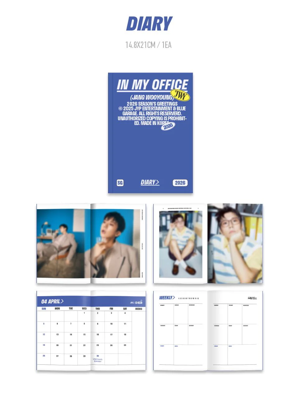JANG WOOYOUNG (2PM) - 2026 SEASON'S GREETINGS (IN MY OFFICE) + Special Photocard - Image 5