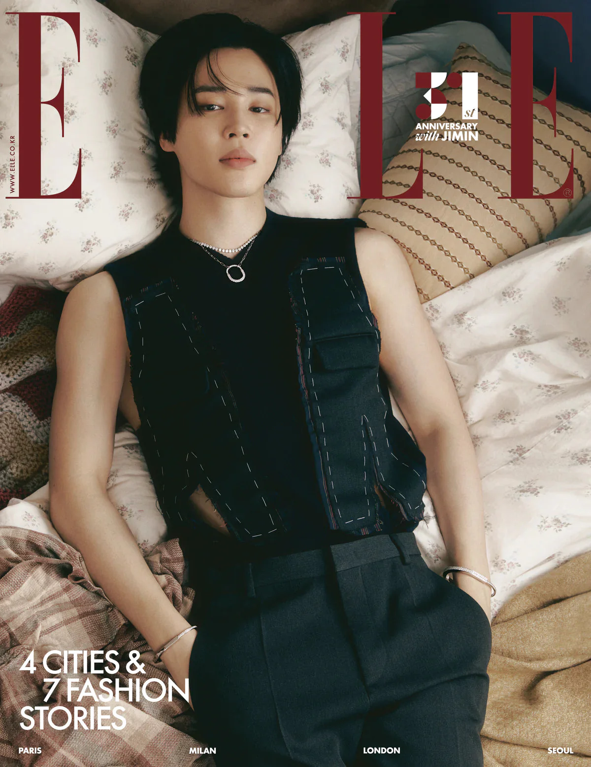 JIMIN (BTS) - ELLE MAGAZINE (2023 NOVEMBER ISSUE) - Image 3