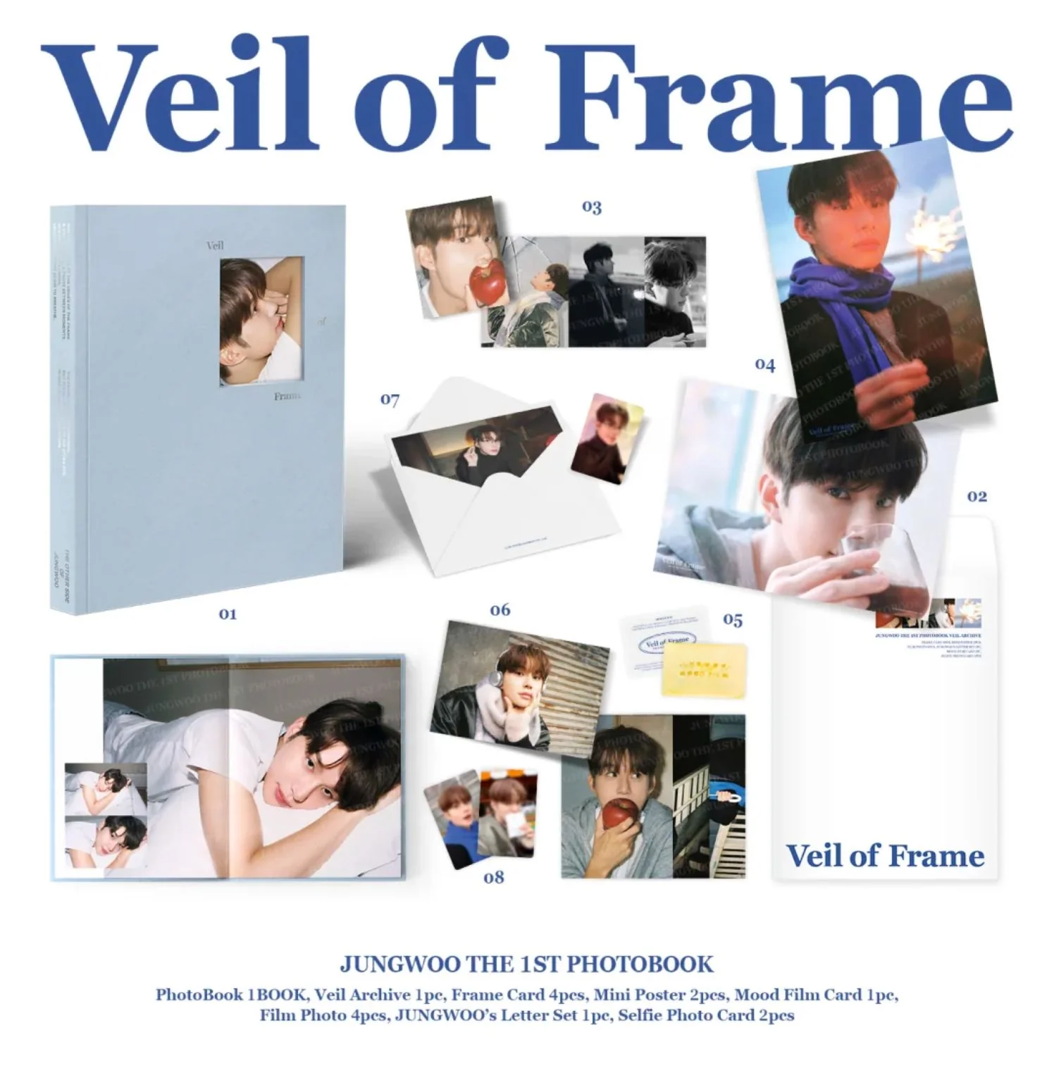 JUNGWOO (NCT) - VEIL OF FRAME (PHOTOBOOK) - Image 2