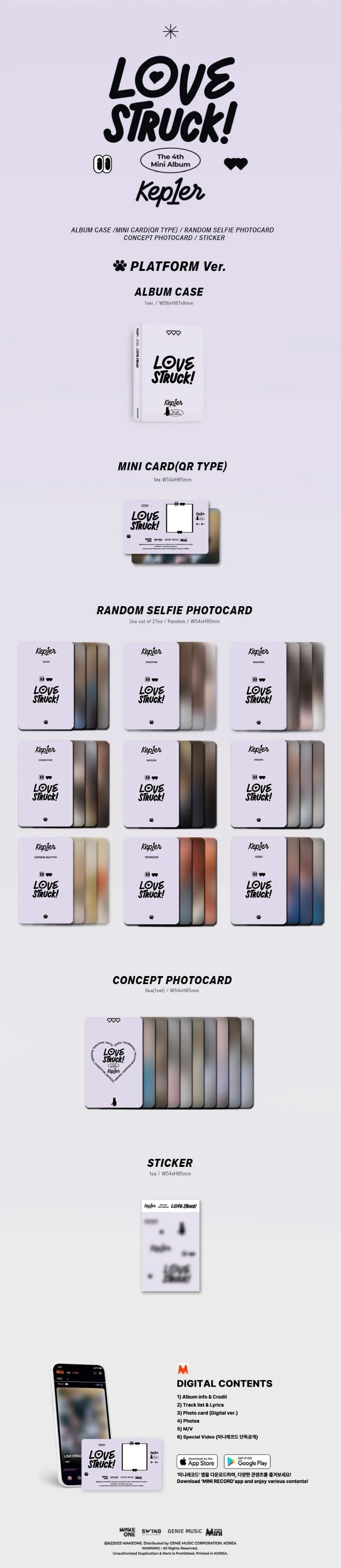 Kep1er - Mini 4th Album [LOVESTRUCK!] (Platform Ver.) - Image 2