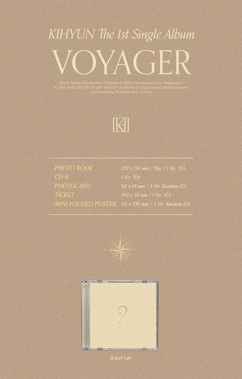 KIHYUN - VOYAGER (JEWEL CASE VER.) - Image 2