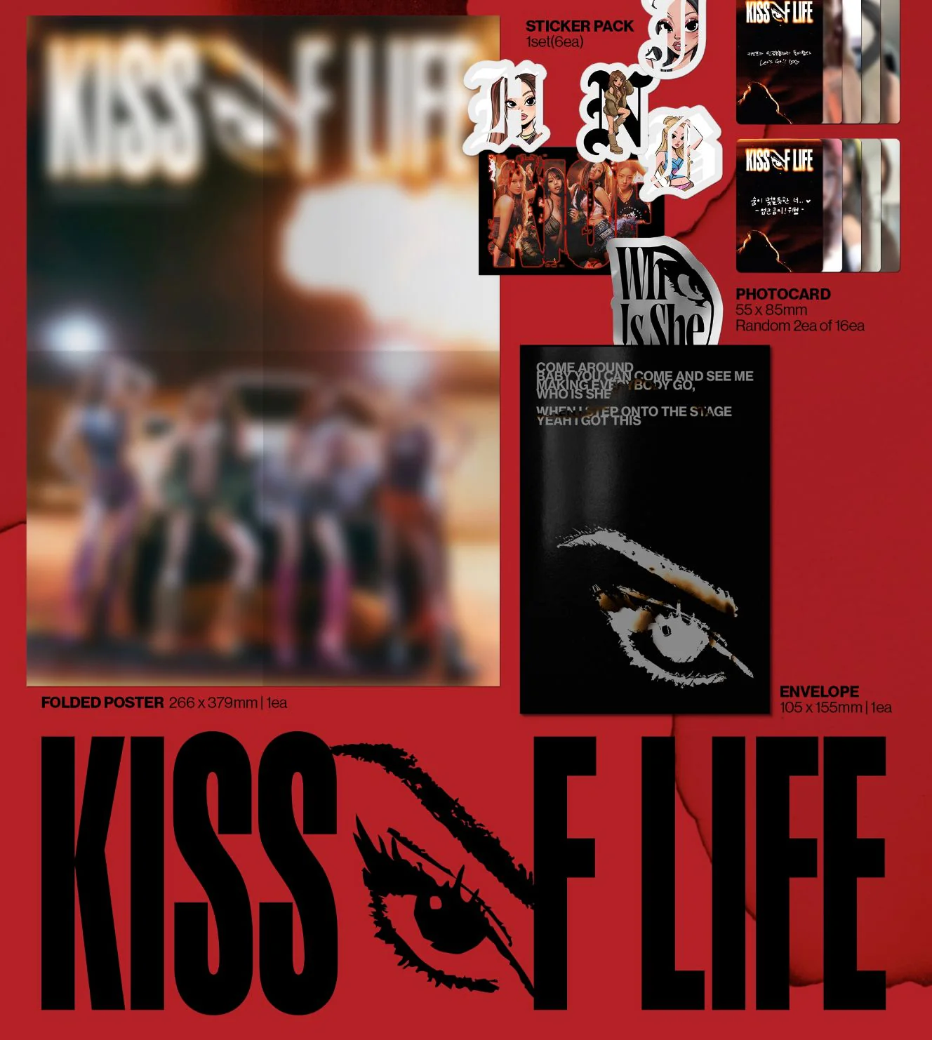 KISS OF LIFE - WHO IS SHE (AWE VER.) + Apple Music Photocard - Image 4