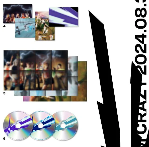 LE SSERAFIM - CRAZY (4TH MINI ALBUM) - Image 3