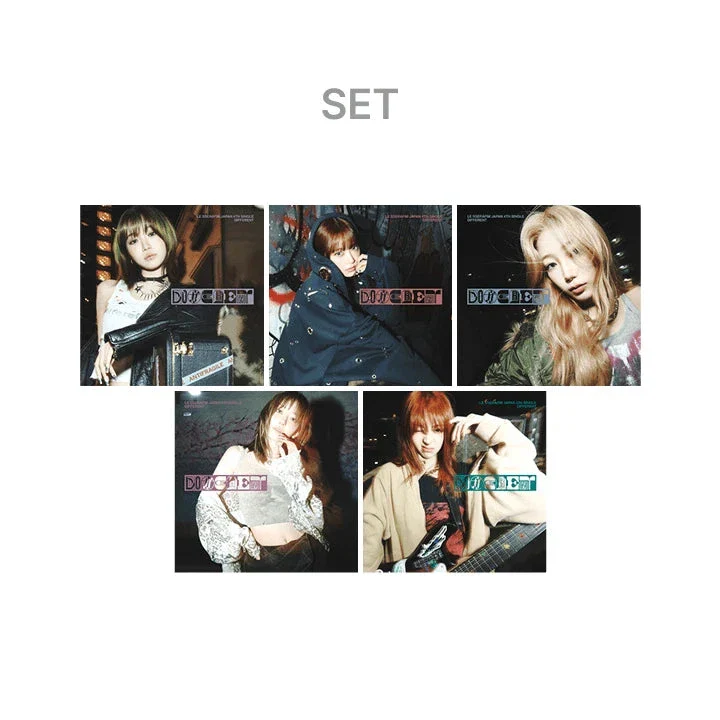 LE SSERAFIM - DIFFERENT (JAPAN 4TH SINGLE) (SOLO JACKET) + Weverse Gift