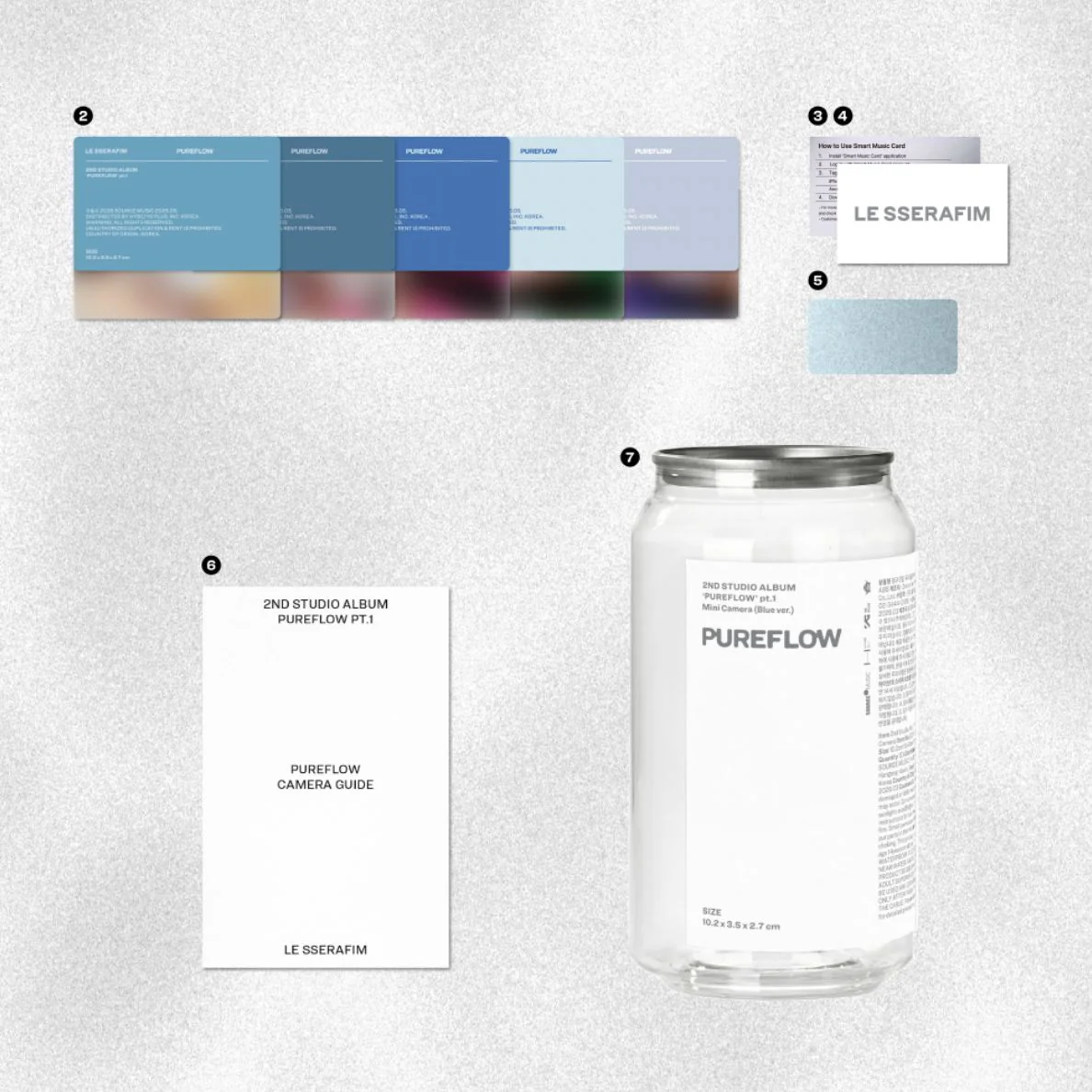 LE SSERAFIM - 'PUREFLOW' PT.1 (MINI CAMERA VER.) - Image 3