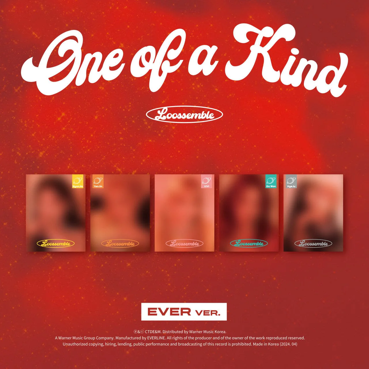 LOOSSEMBLE - ONE OF A KIND (2ND MINI ALBUM) EVER VER.