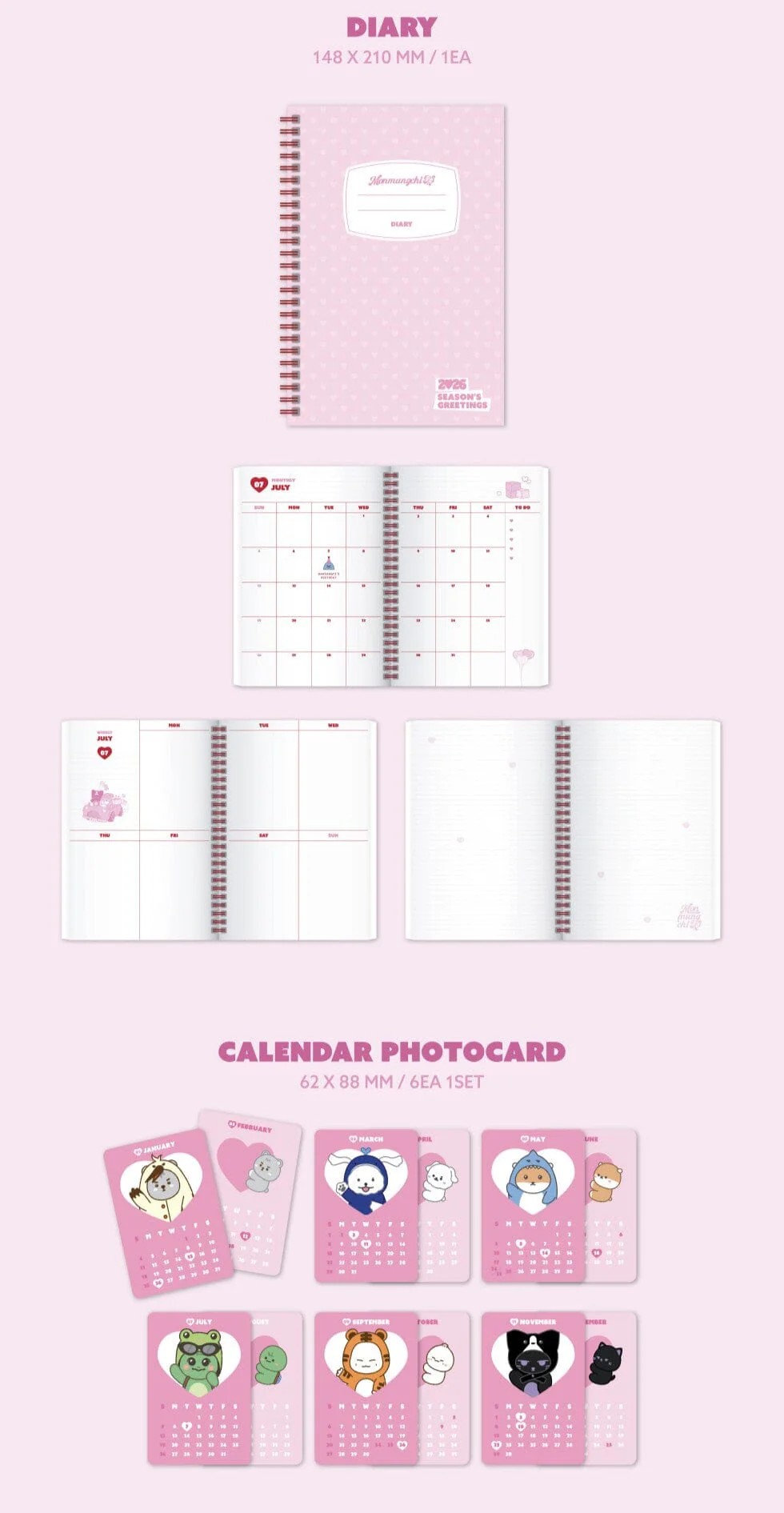 MONMUNGCHI X - 2026 SEASON’S GREETINGS + POB STARSHIP SQUARE PHOTOCARD - Image 5