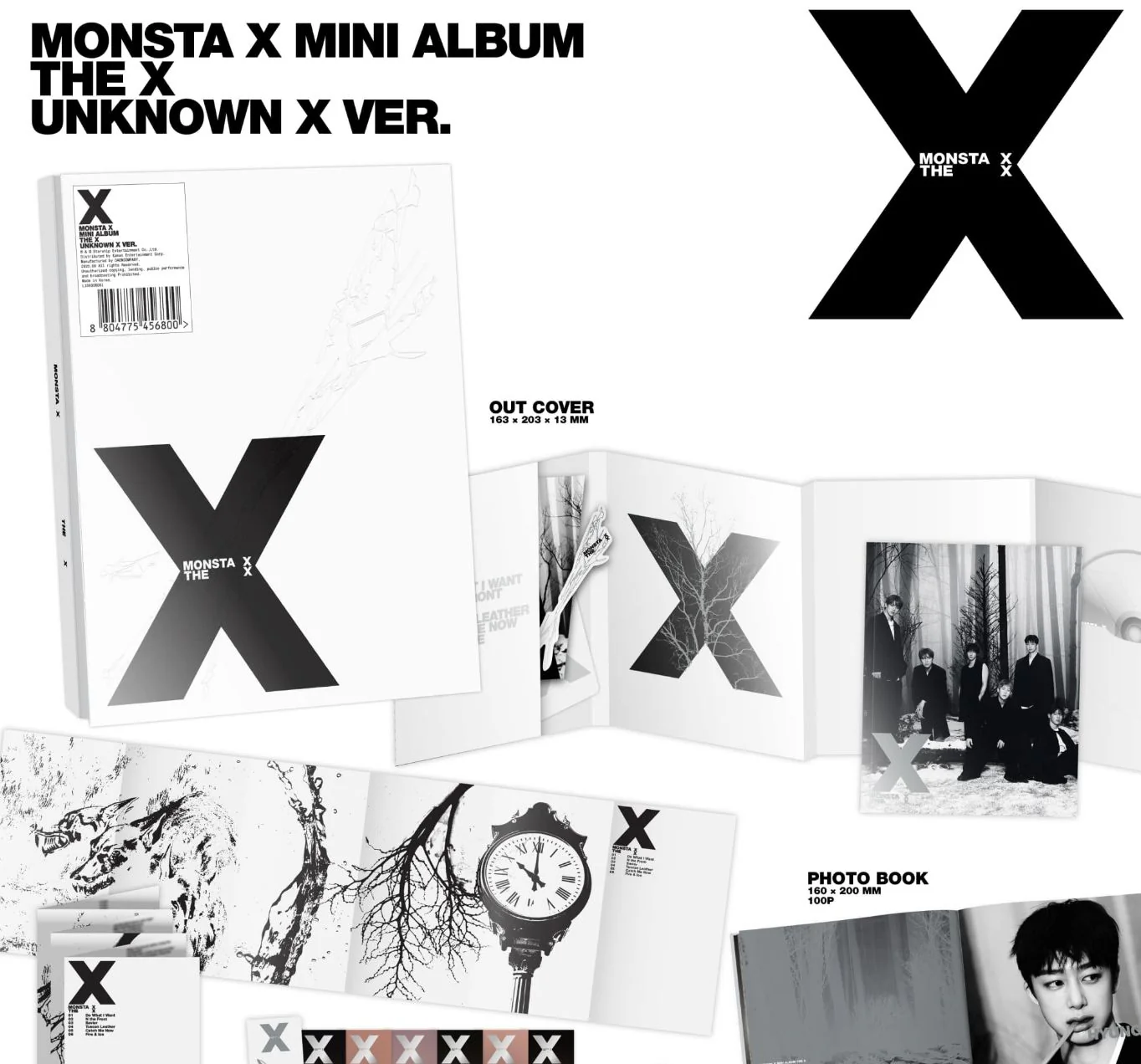 MONSTA X - THE X + Apple Music Photocard - Image 2