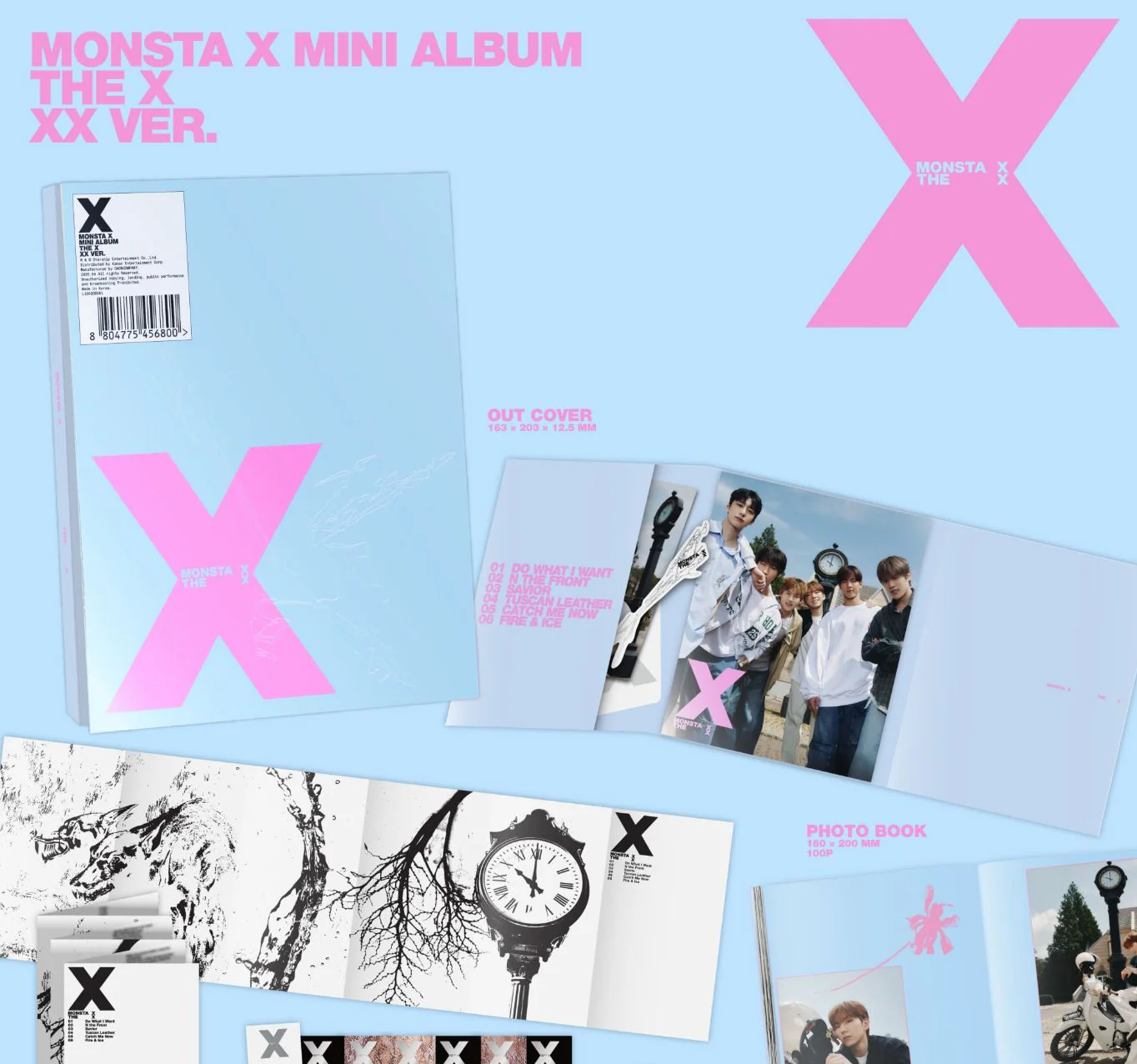 MONSTA X - THE X + Apple Music Photocard - Image 8
