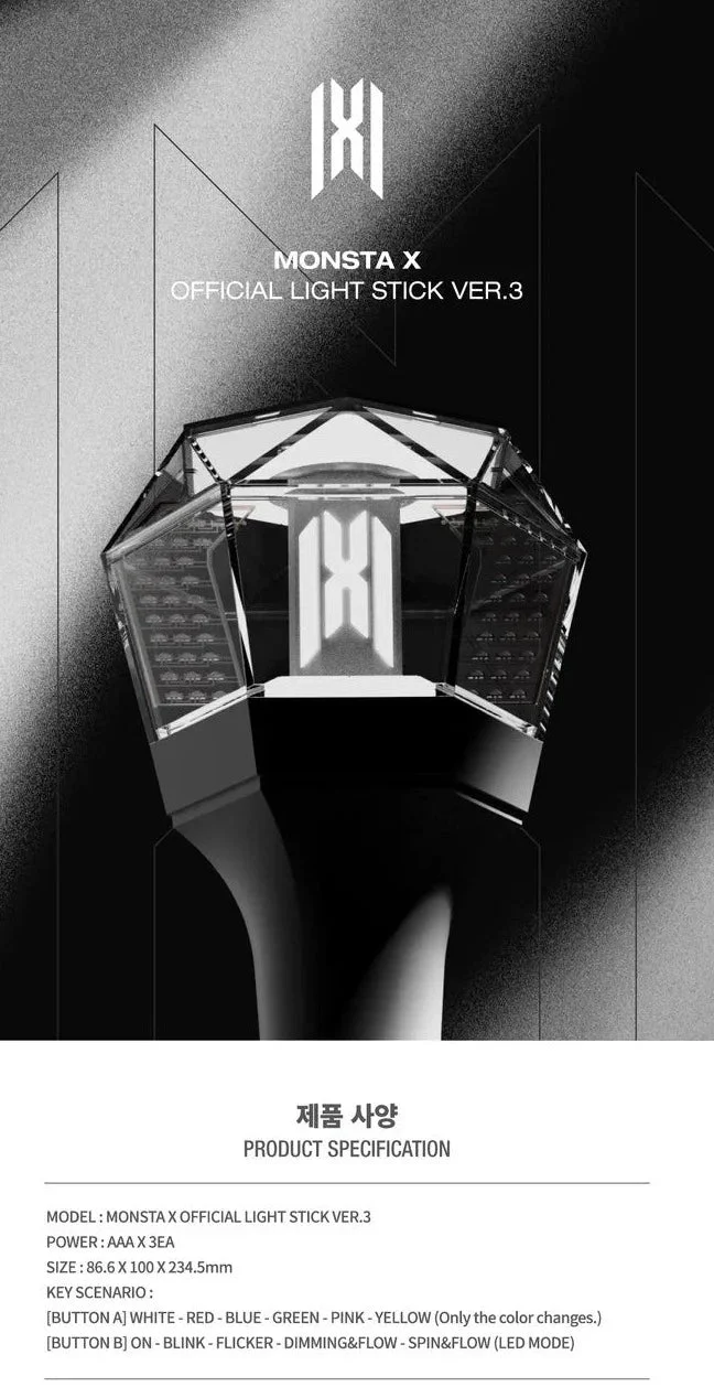 MONSTA X - OFFICIAL LIGHT STICK VER.3 - Image 2