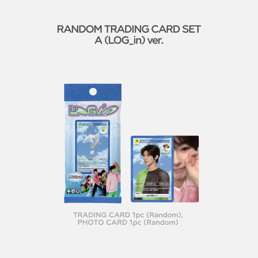 NCT WISH - RANDOM TRADING CARD SET (ASIA TOUR 'LOG IN' MD) - Image 2