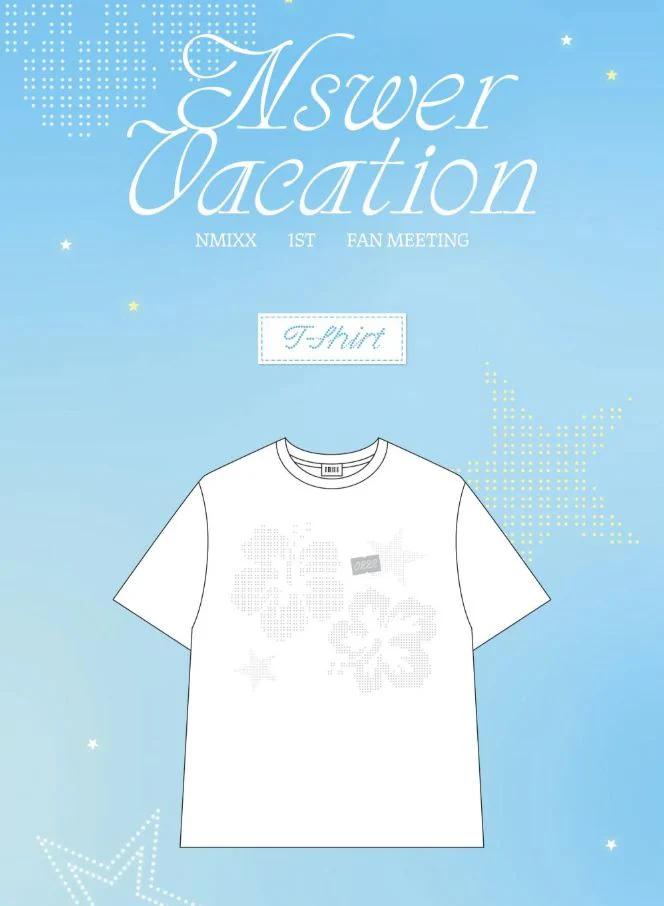 NMIXX - T-SHIRT (1ST FAN MEETING 'NSWER VACATION' OFFICIAL MD) - Image 2