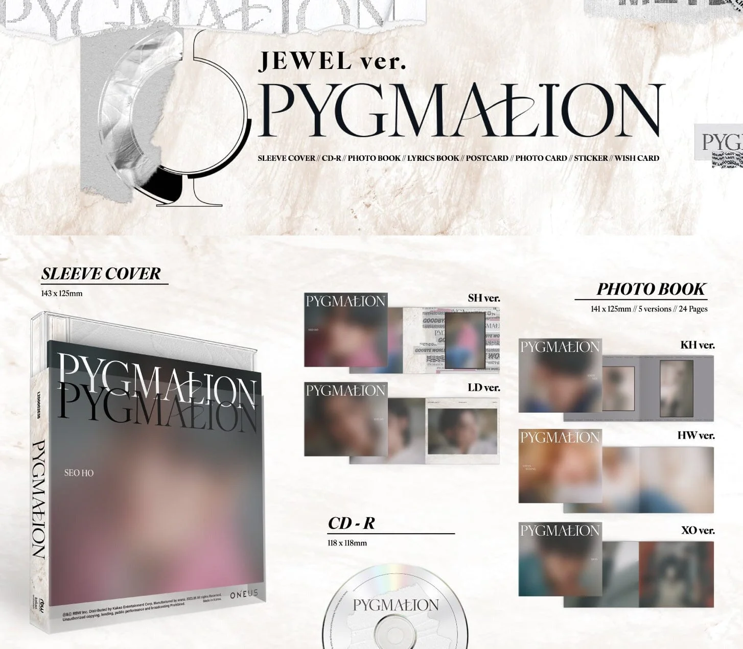 ONEUS - 9th Mini Album [PYGMALION] (JEWEL ver.) - Image 2