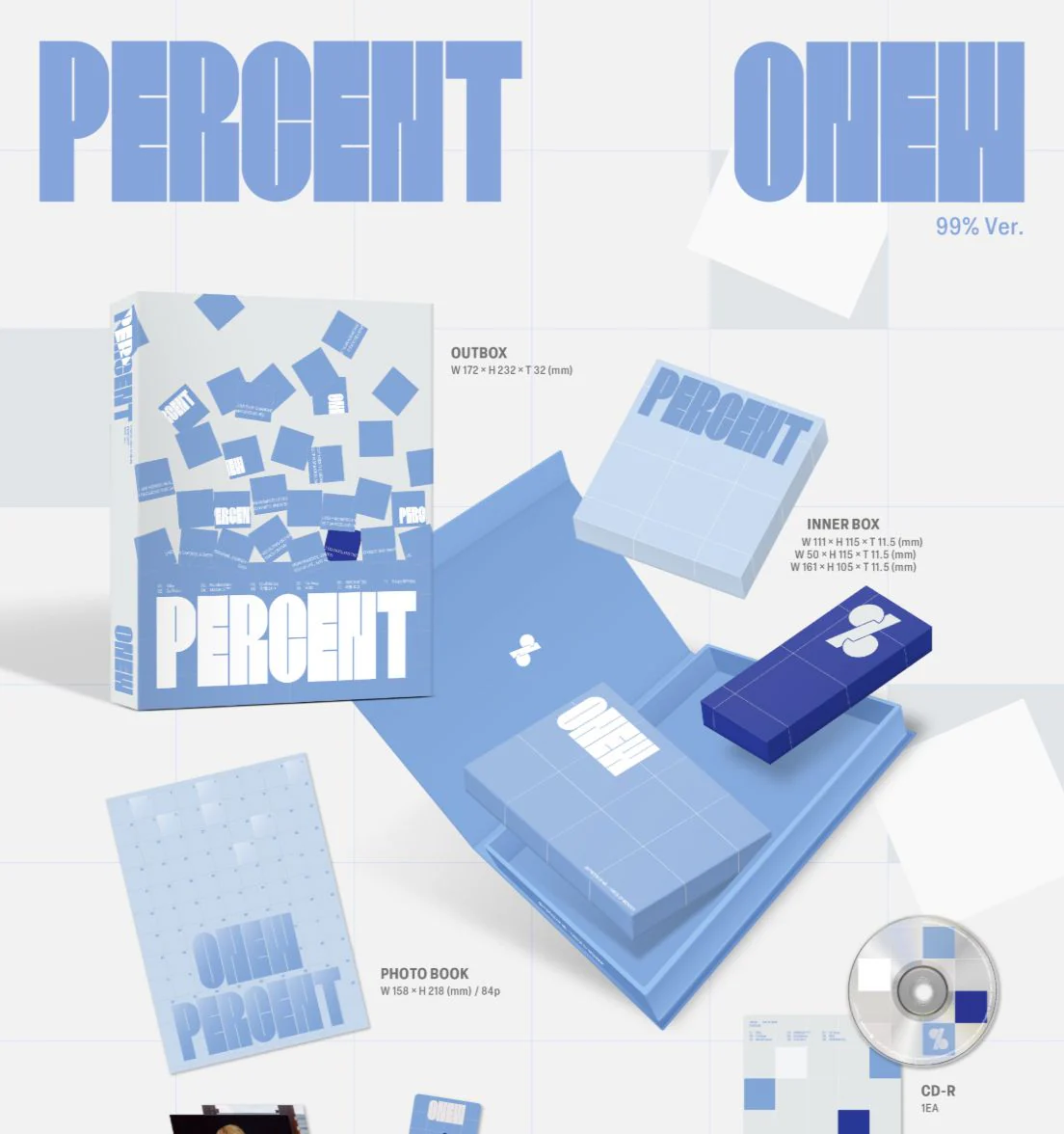 ONEW (SHINEE) - PERCENT (PHOTOBOOK VER.) - Image 2
